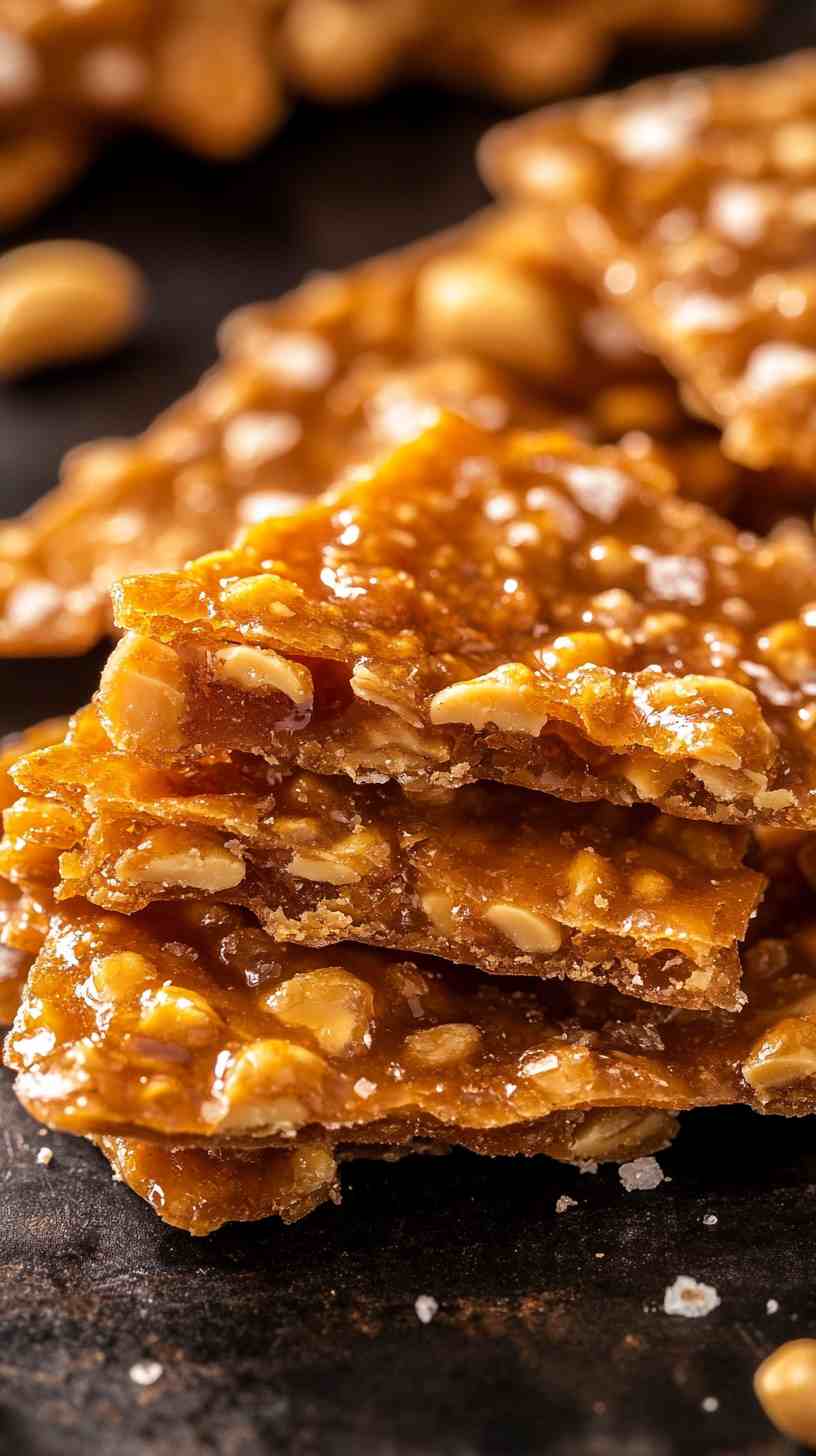 Pork Crackling Peanut Brittle