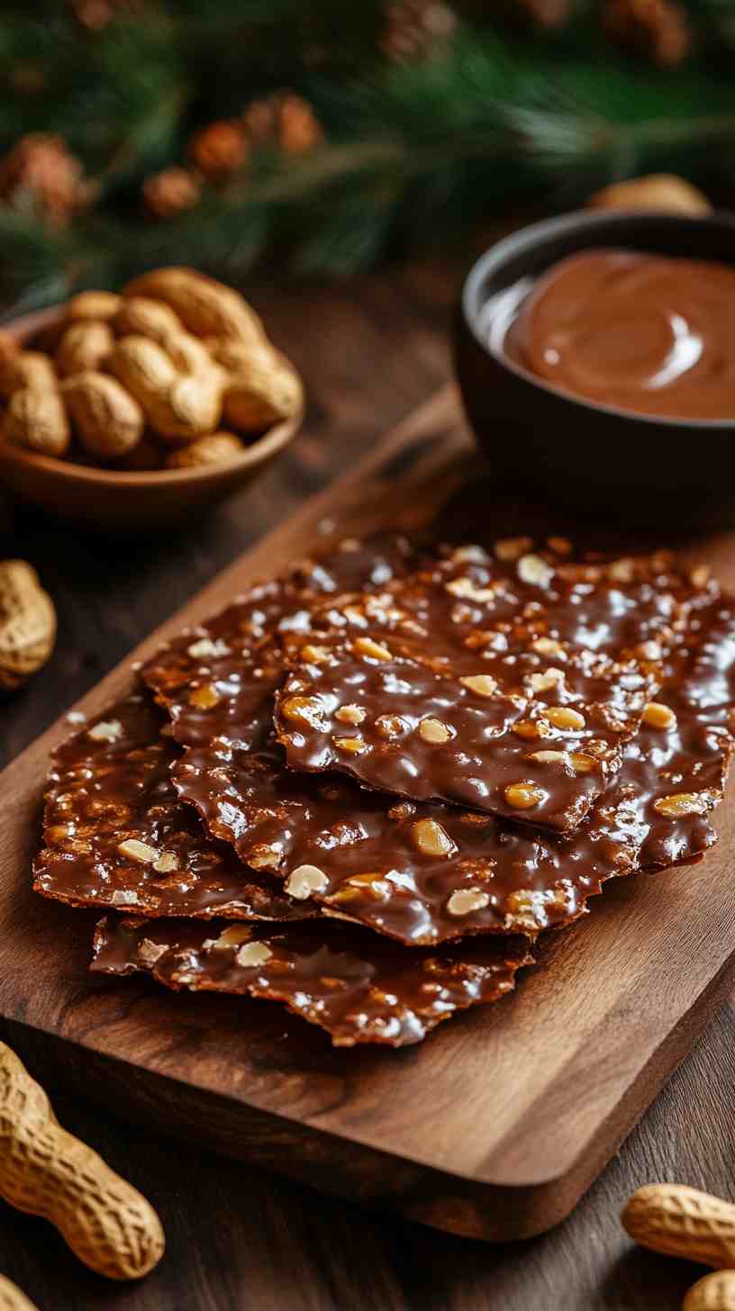 Pork Crackling Peanut Brittle
