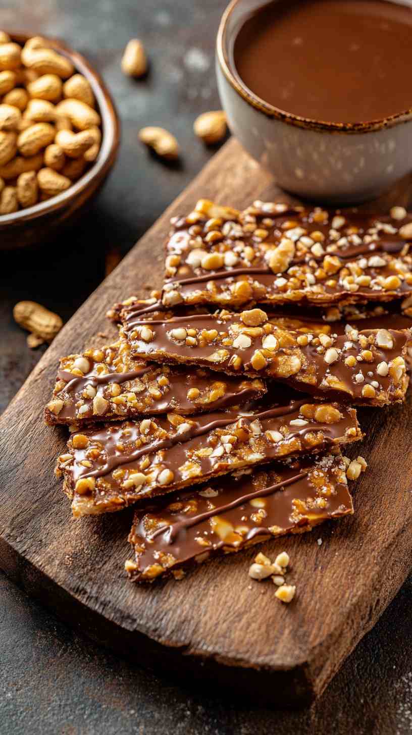 Pork Crackling Peanut Brittle