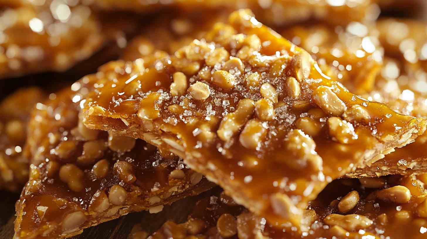 Pork Crackling Peanut Brittle