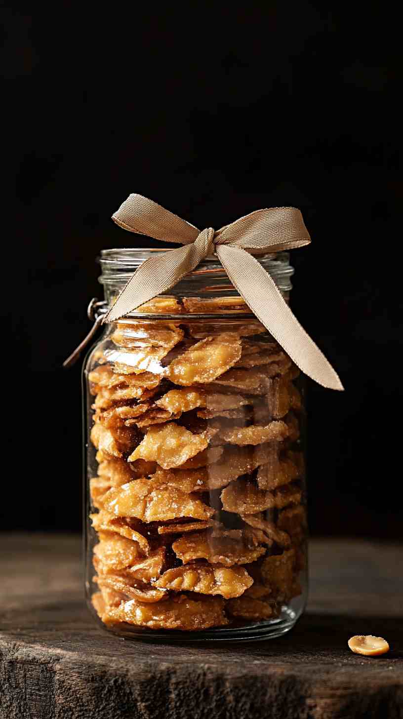 Pork Crackling Peanut Brittle