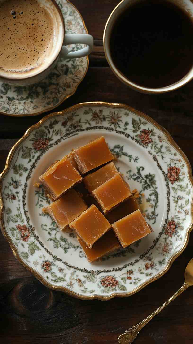 Pork Fat Caramel Brownies