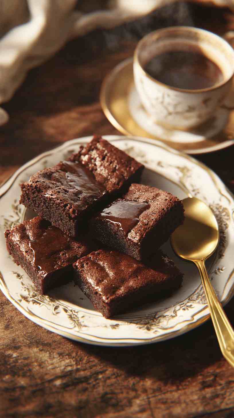 Pork Fat Caramel Brownies