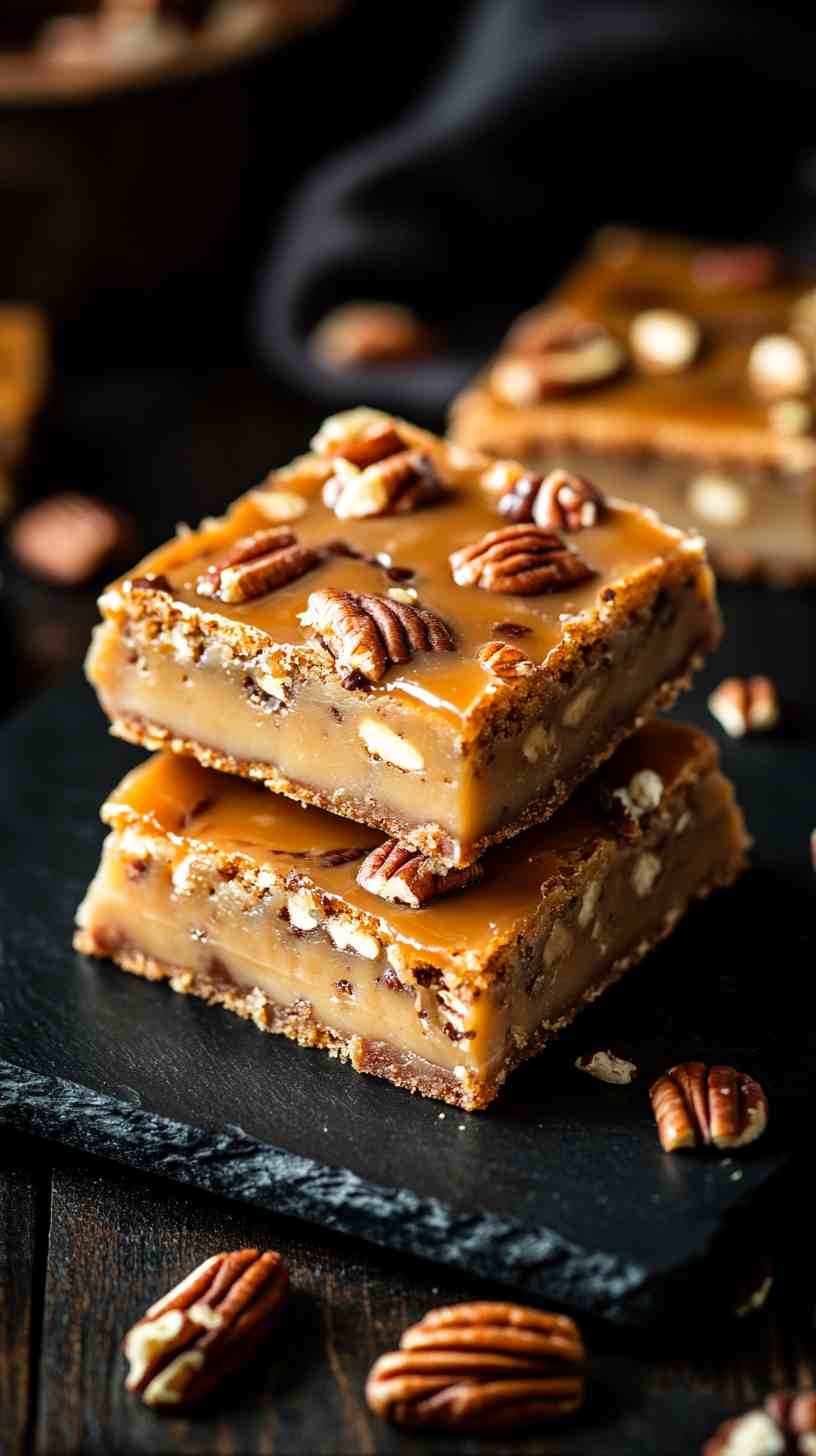 Pork Fat Caramel Brownies