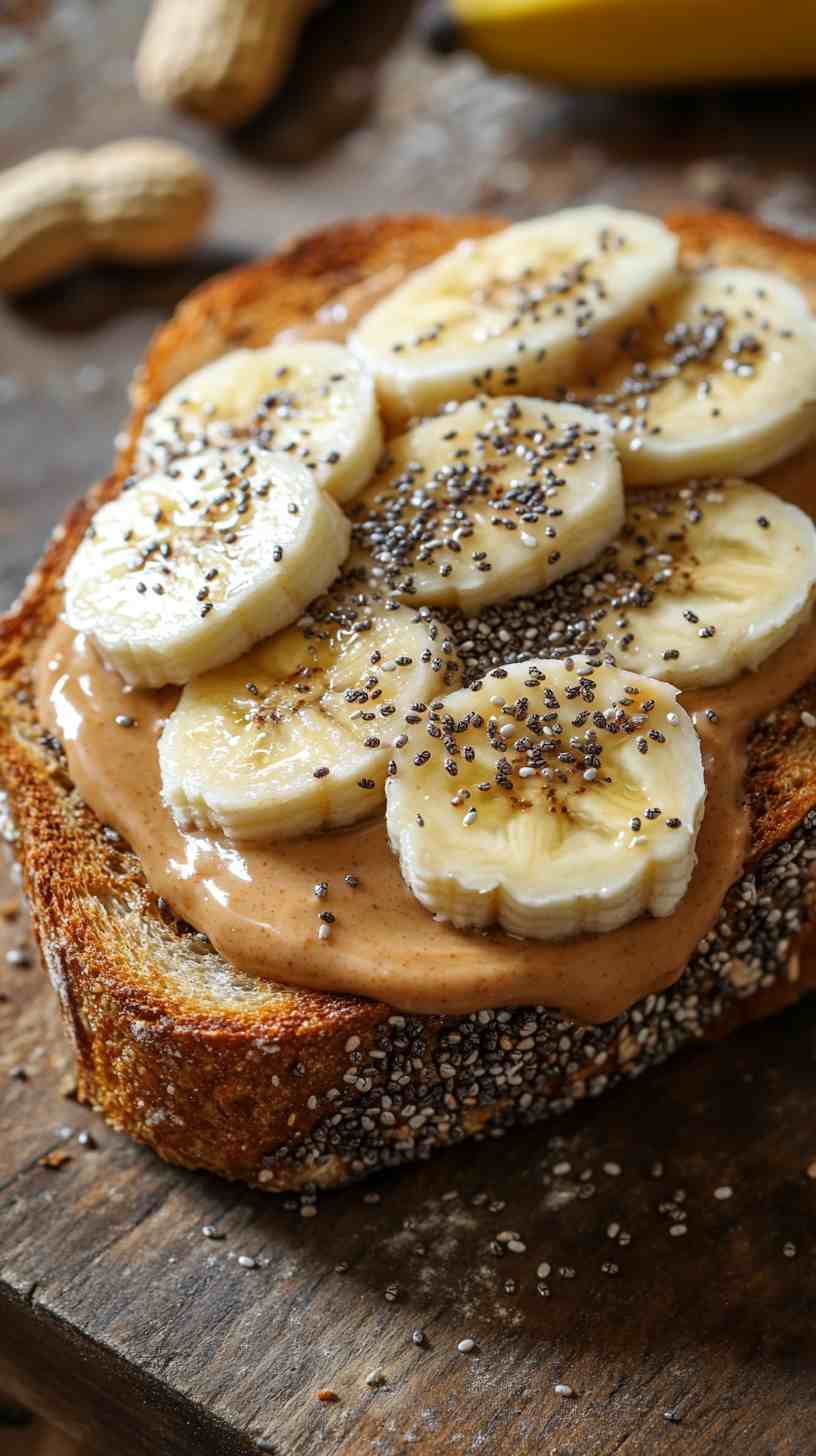 Protein-Packed Peanut Butter Banana Smoothie Gym Meal