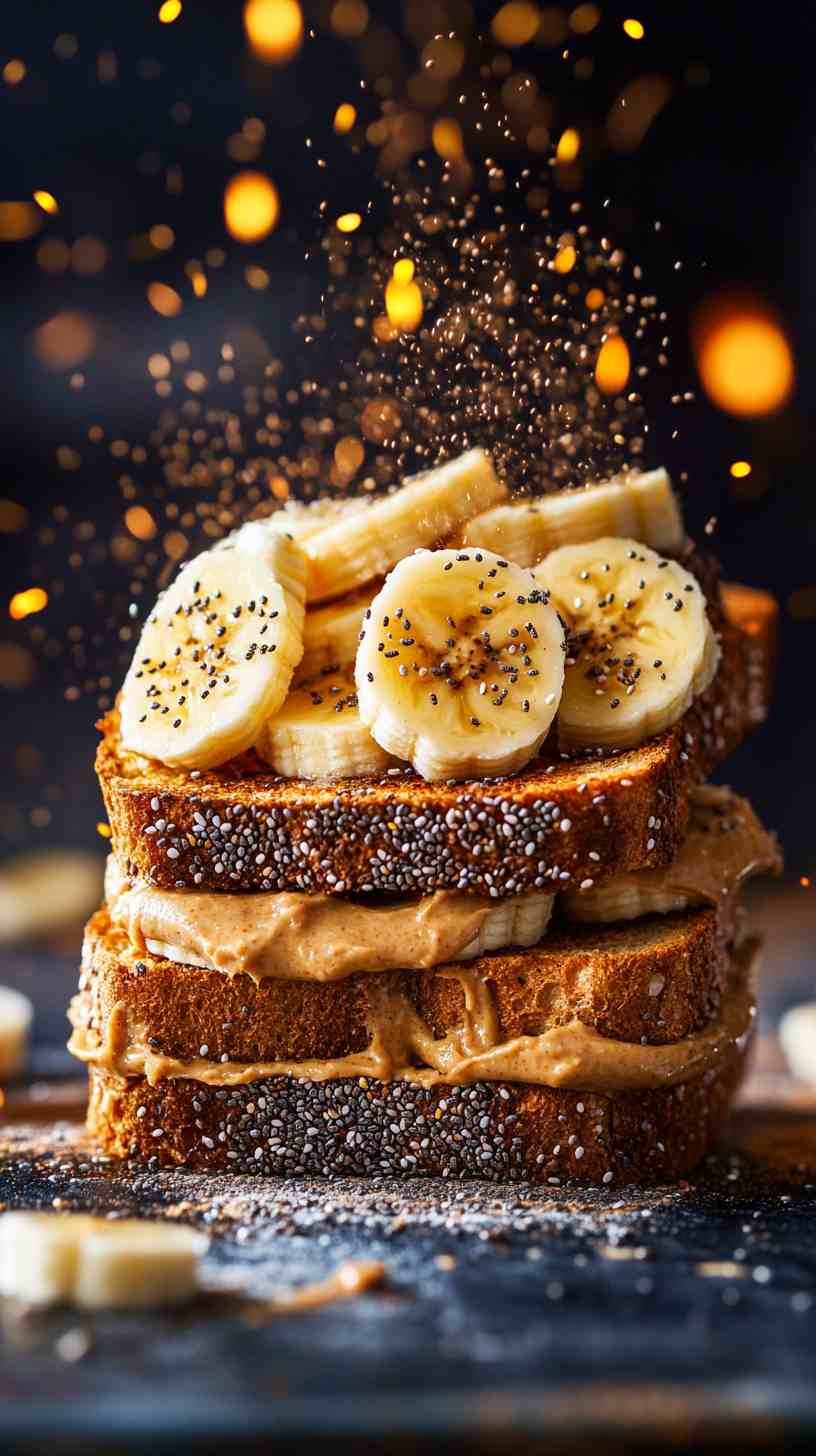 Protein-Packed Peanut Butter Banana Smoothie Gym Meal