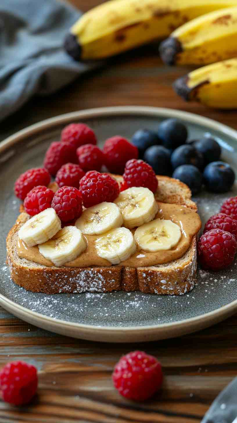 Protein-Packed Peanut Butter Banana Smoothie Gym Meal