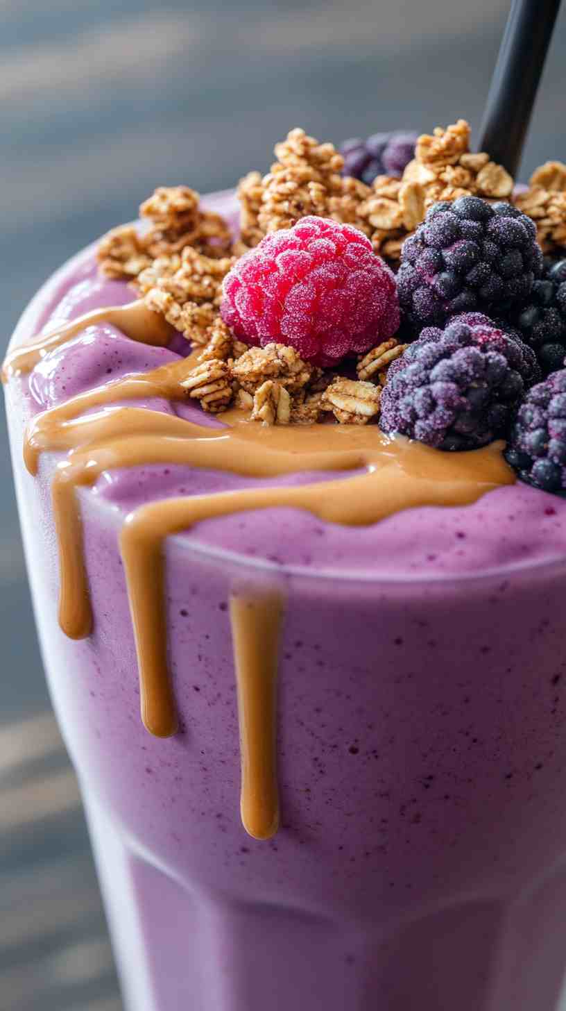 Protein-Packed Smoothie with Berries