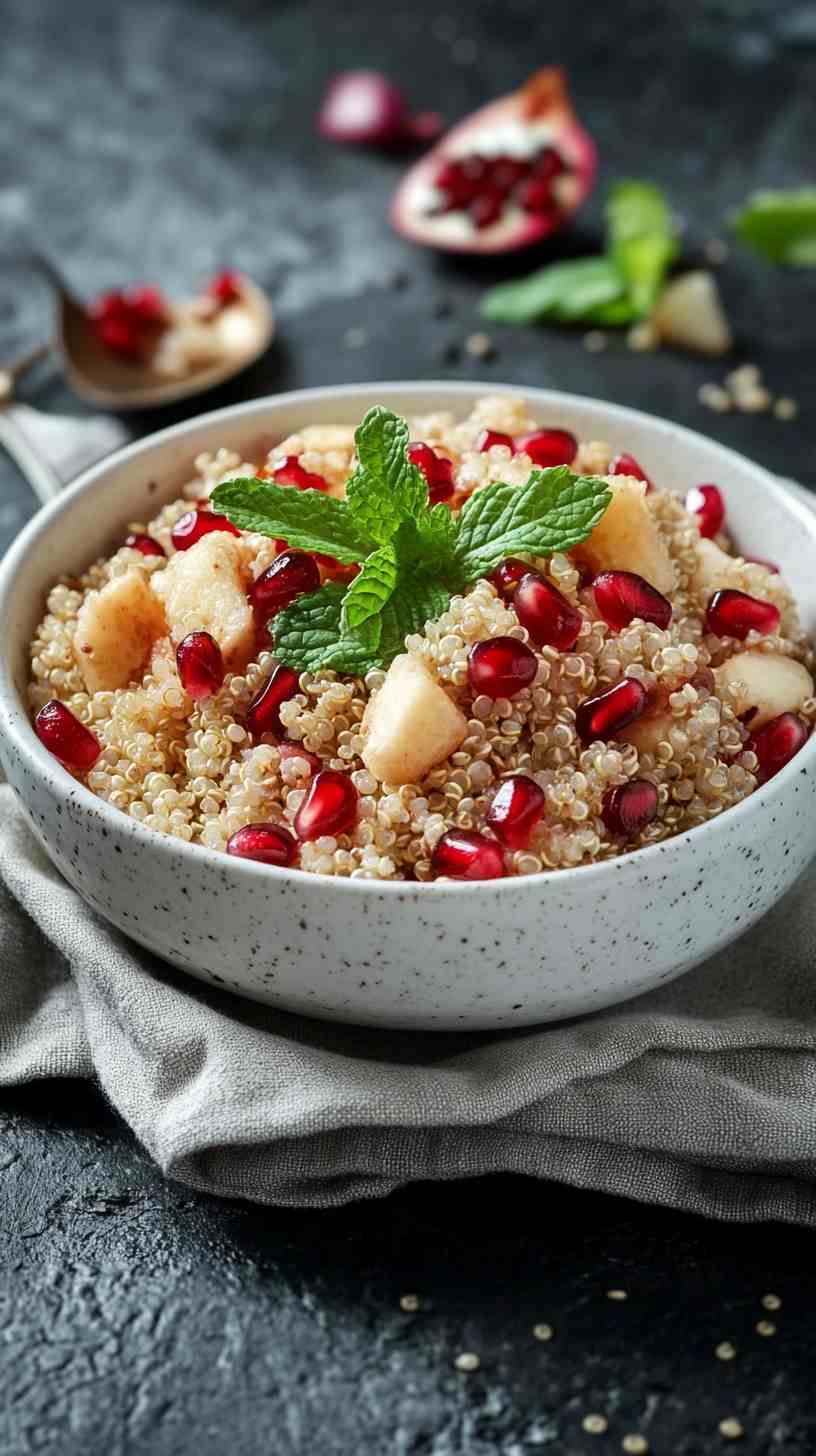 Quinoa Breakfast Bowl with Fresh Fruit