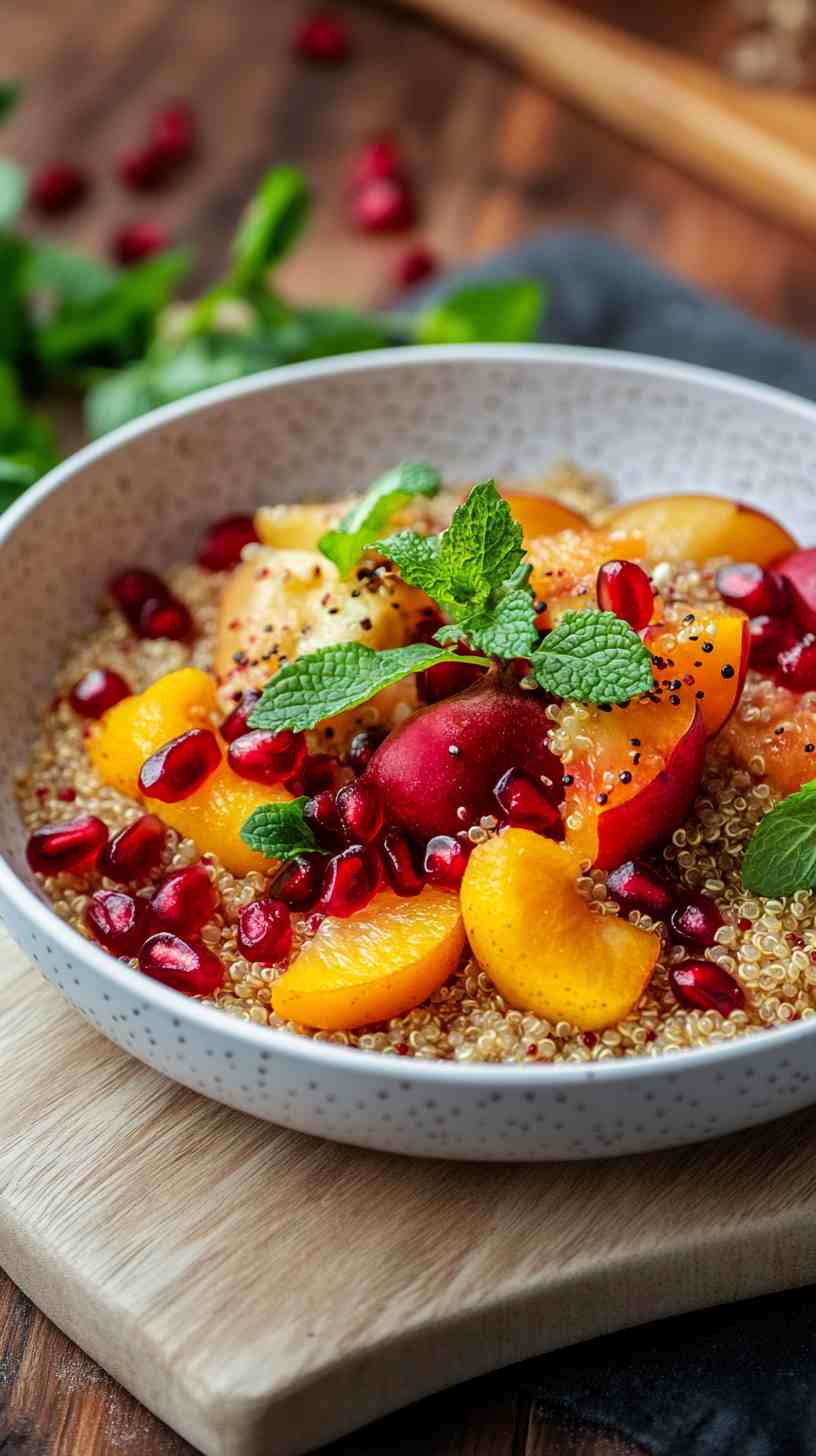 Quinoa Breakfast Bowl with Fresh Fruit