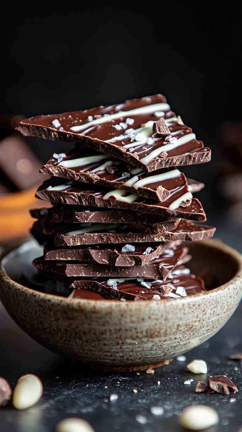 Salami Dark Chocolate Bark