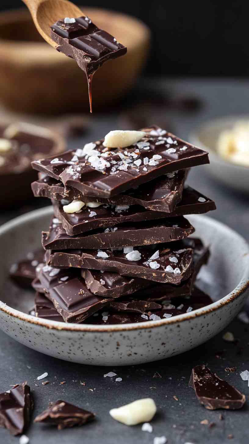 Salami Dark Chocolate Bark
