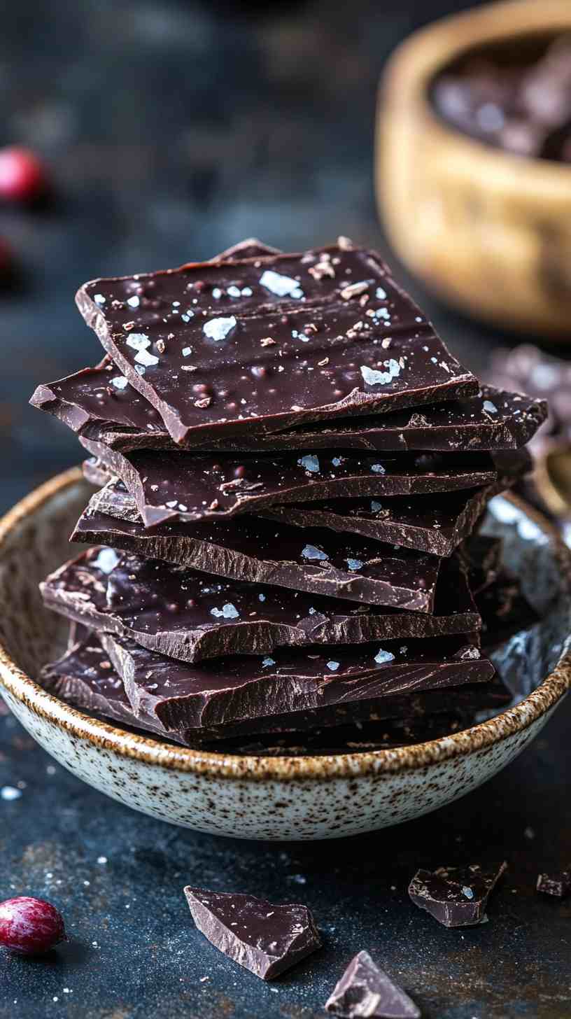 Salami Dark Chocolate Bark