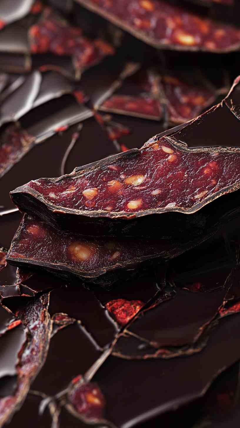 Salami Dark Chocolate Bark