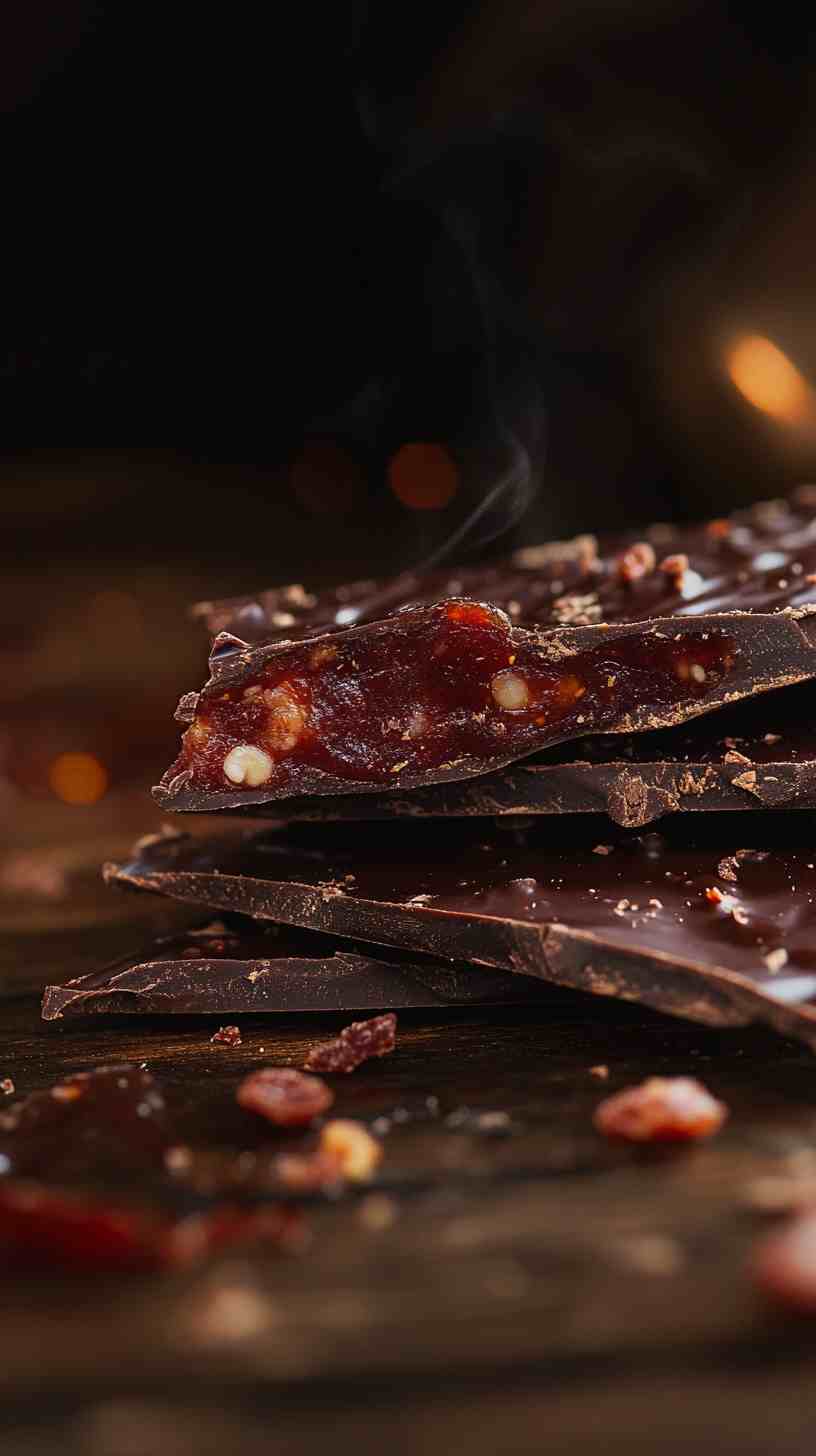 Salami Dark Chocolate Bark