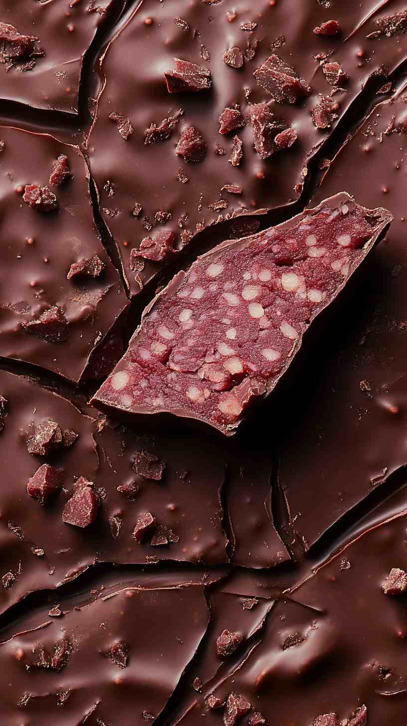 Salami Dark Chocolate Bark