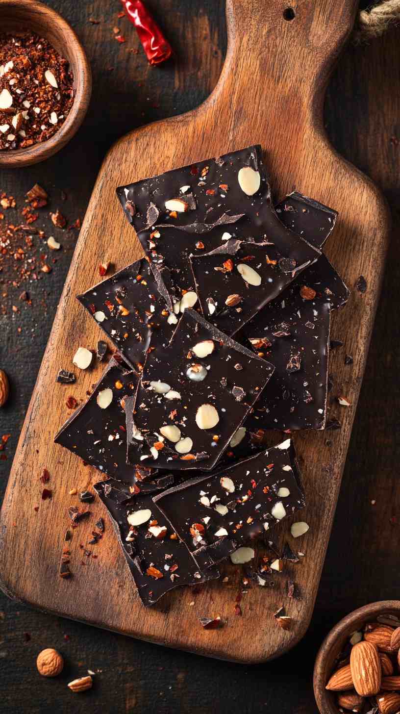 Salami Dark Chocolate Bark