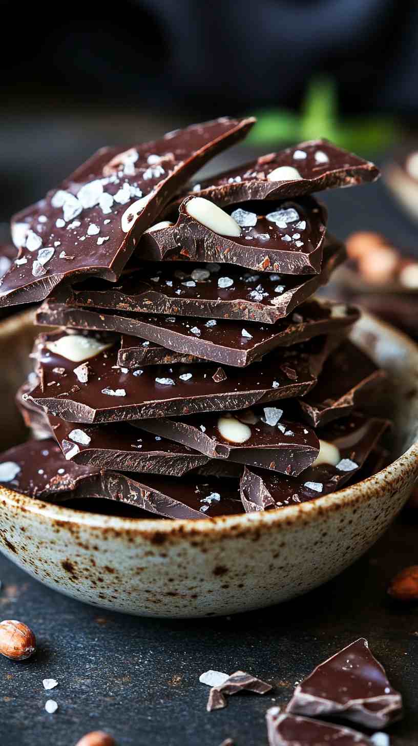 Salami Dark Chocolate Bark
