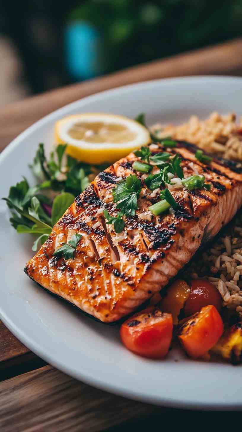 Salmon & Roasted Veggie Plate Gym Meal