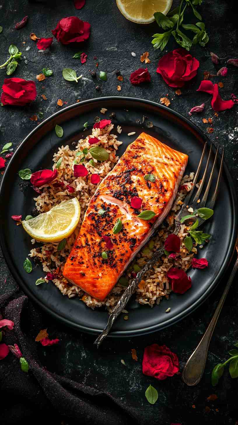 Salmon & Roasted Veggie Plate Gym Meal
