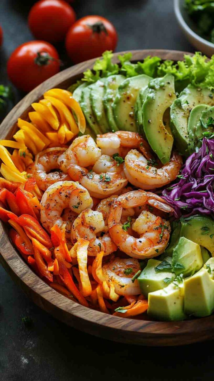 Shrimp & Avocado Lettuce Wraps Gym Meal