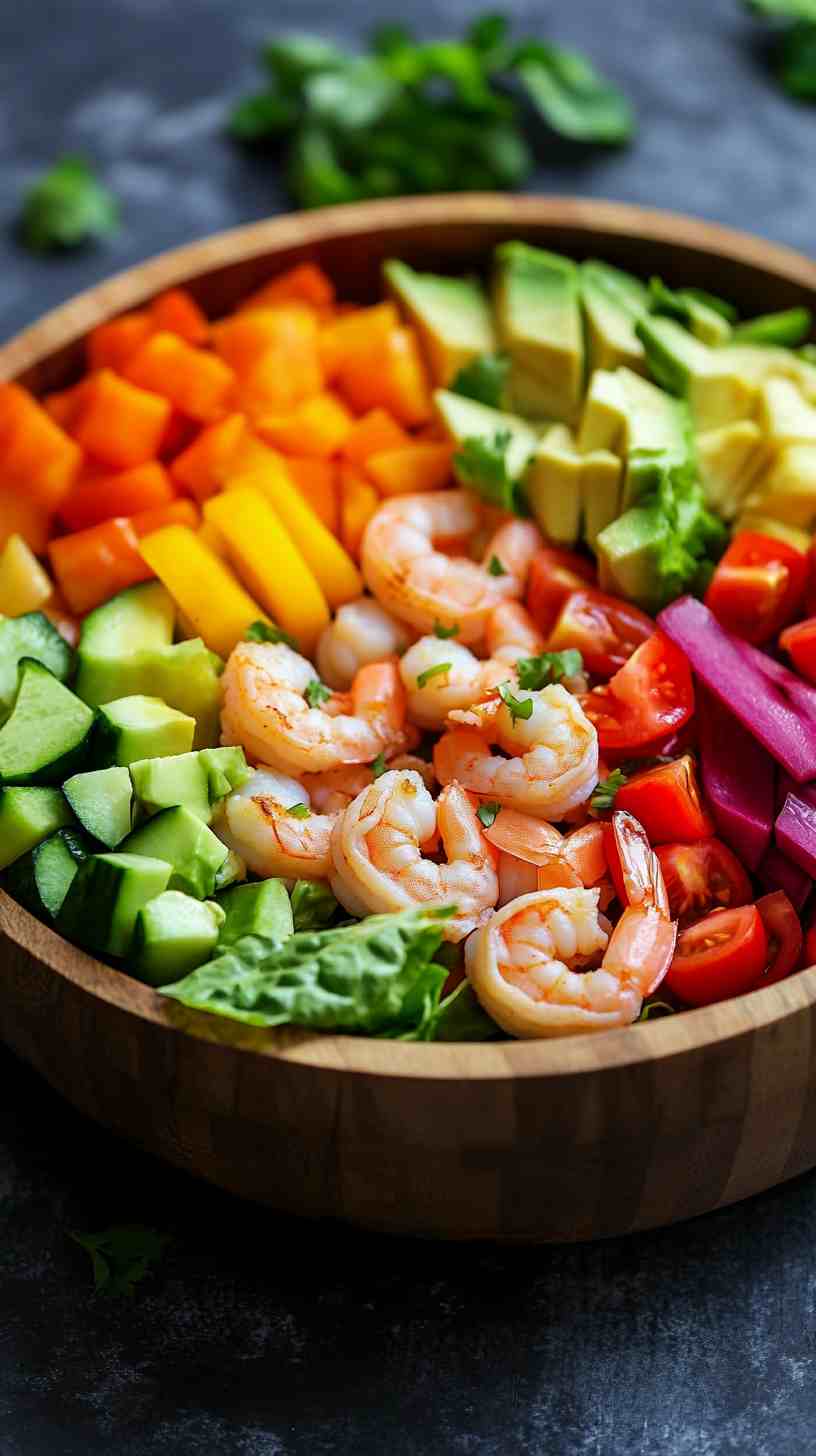 Shrimp & Avocado Lettuce Wraps Gym Meal