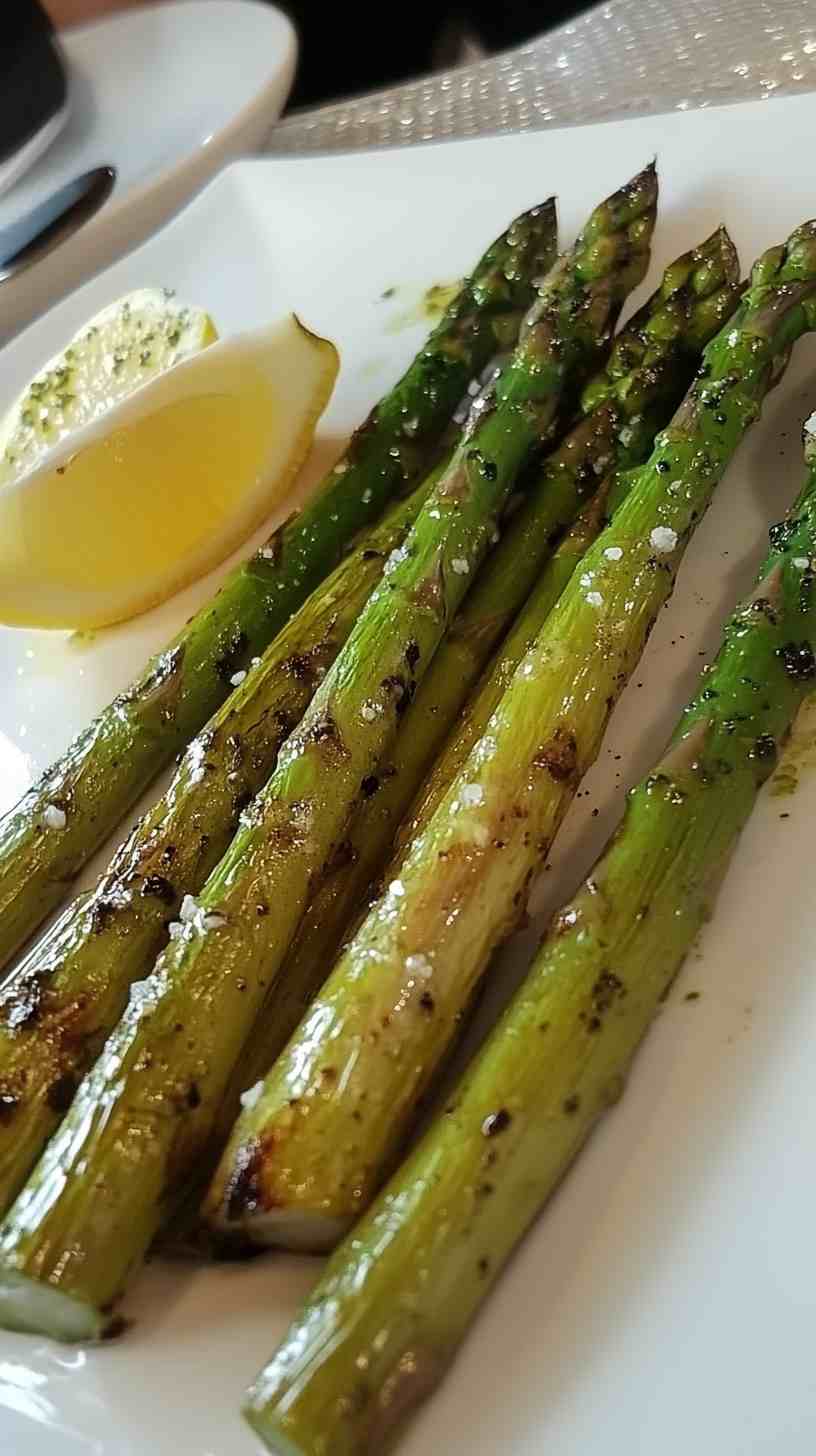 Simple Air Fryer Asparagus with Lemon Zest