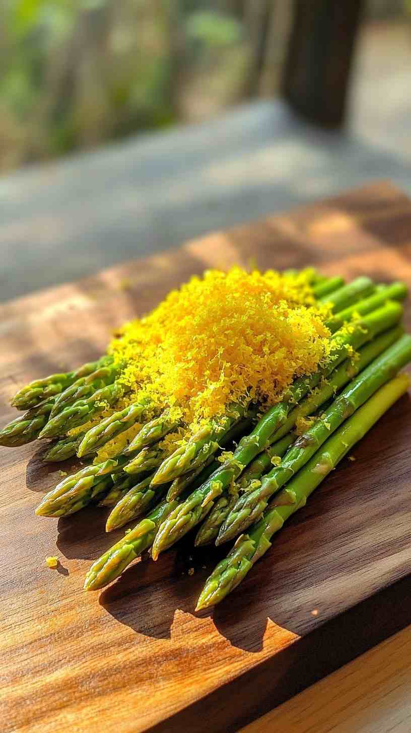 Simple Air Fryer Asparagus with Lemon Zest