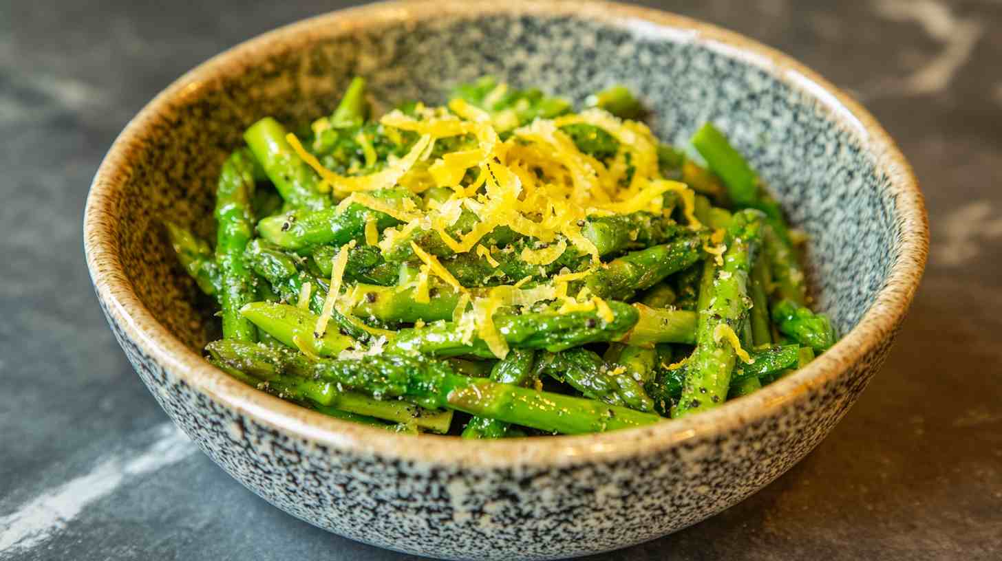 Simple Air Fryer Asparagus with Lemon Zest