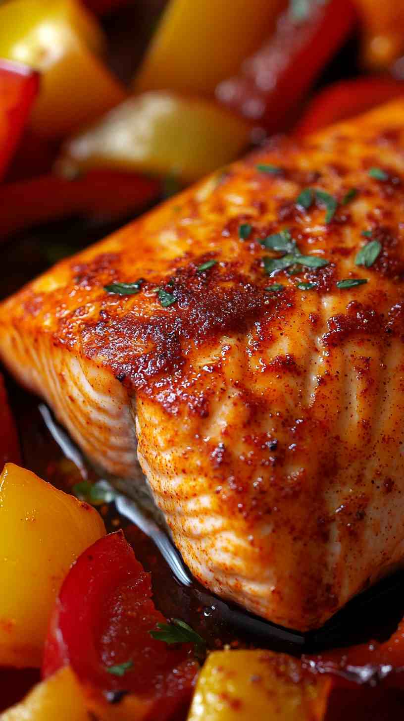 Smoky Paprika Air Fryer Salmon