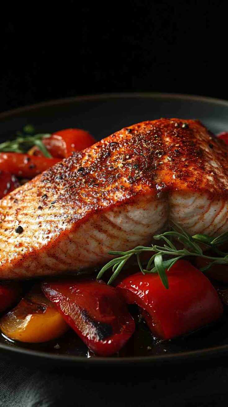 Smoky Paprika Air Fryer Salmon