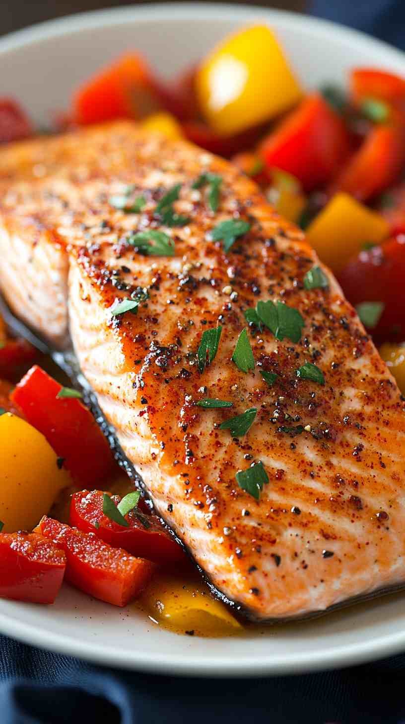 Smoky Paprika Air Fryer Salmon