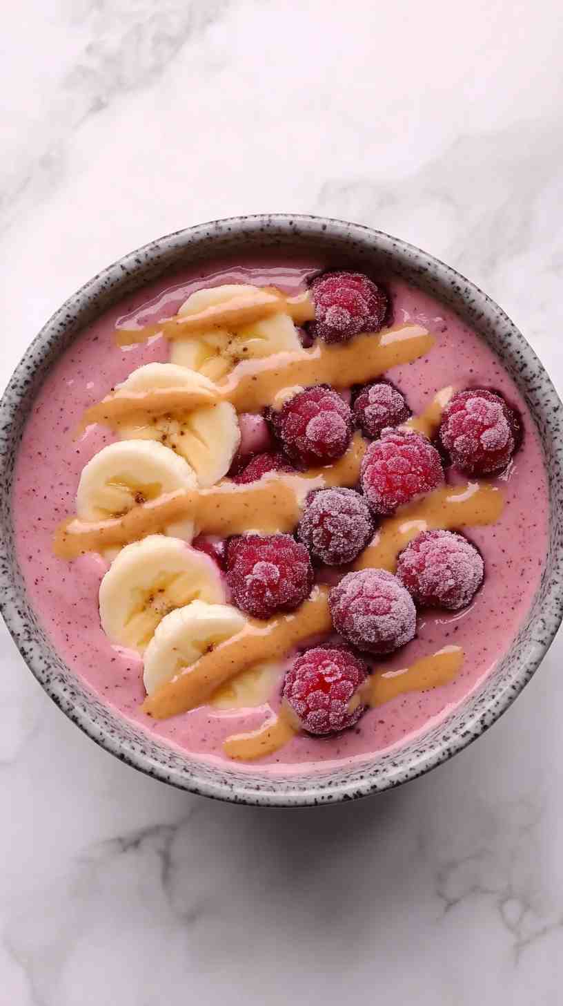 Smoothie Bowl with Spinach and Banana