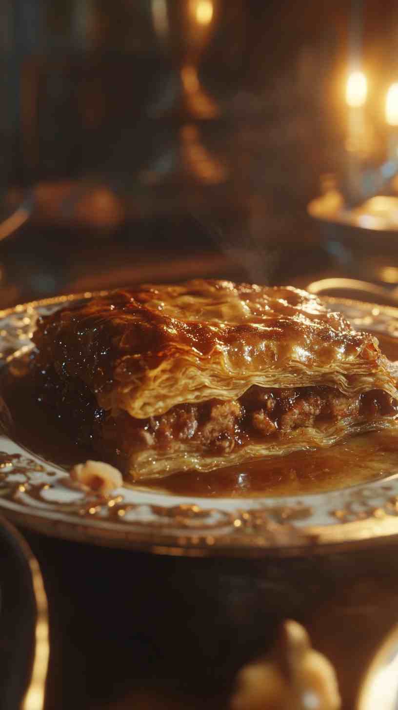 Spiced Lamb Baklava