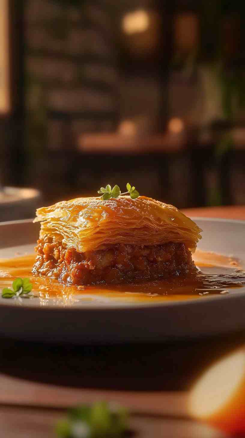 Spiced Lamb Baklava
