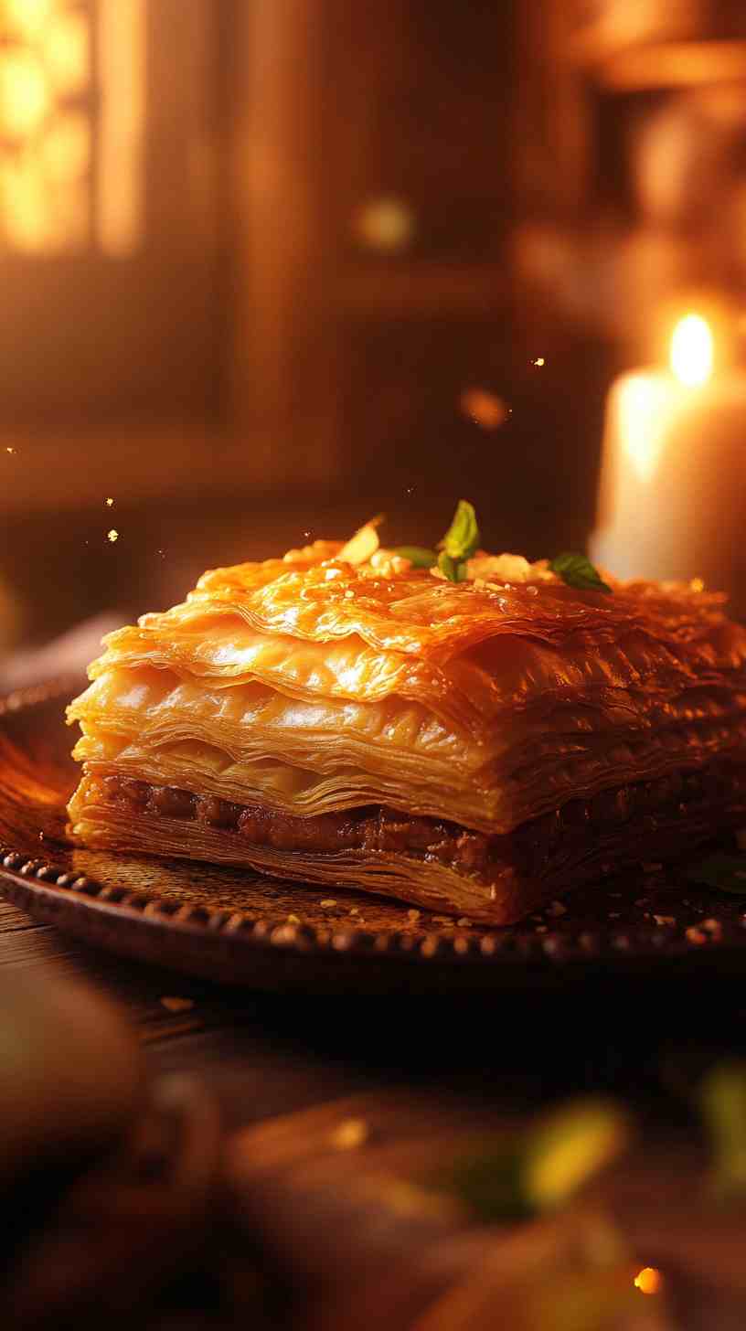 Spiced Lamb Baklava