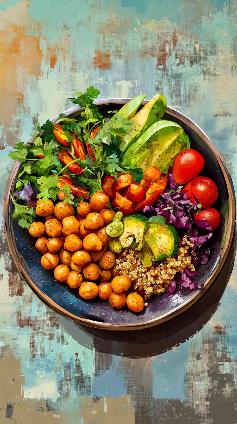 Spicy Chickpea Buddha Bowl