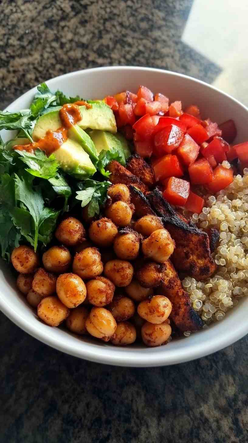 Spicy Chickpea Buddha Bowl