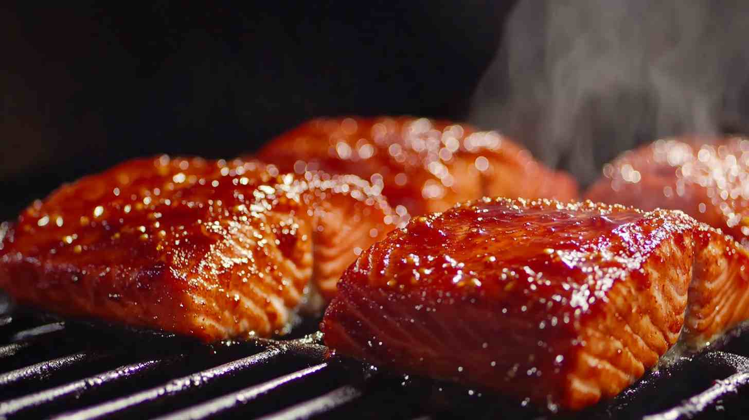 Spicy Sriracha Air Fryer Salmon