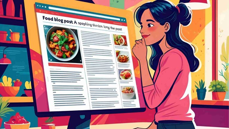 Why are Food Blog Posts so Long?