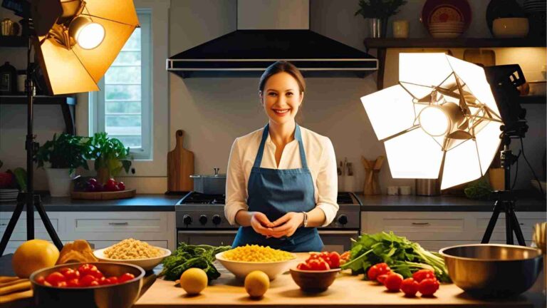Camera and Lighting Placement for Recipe Videos