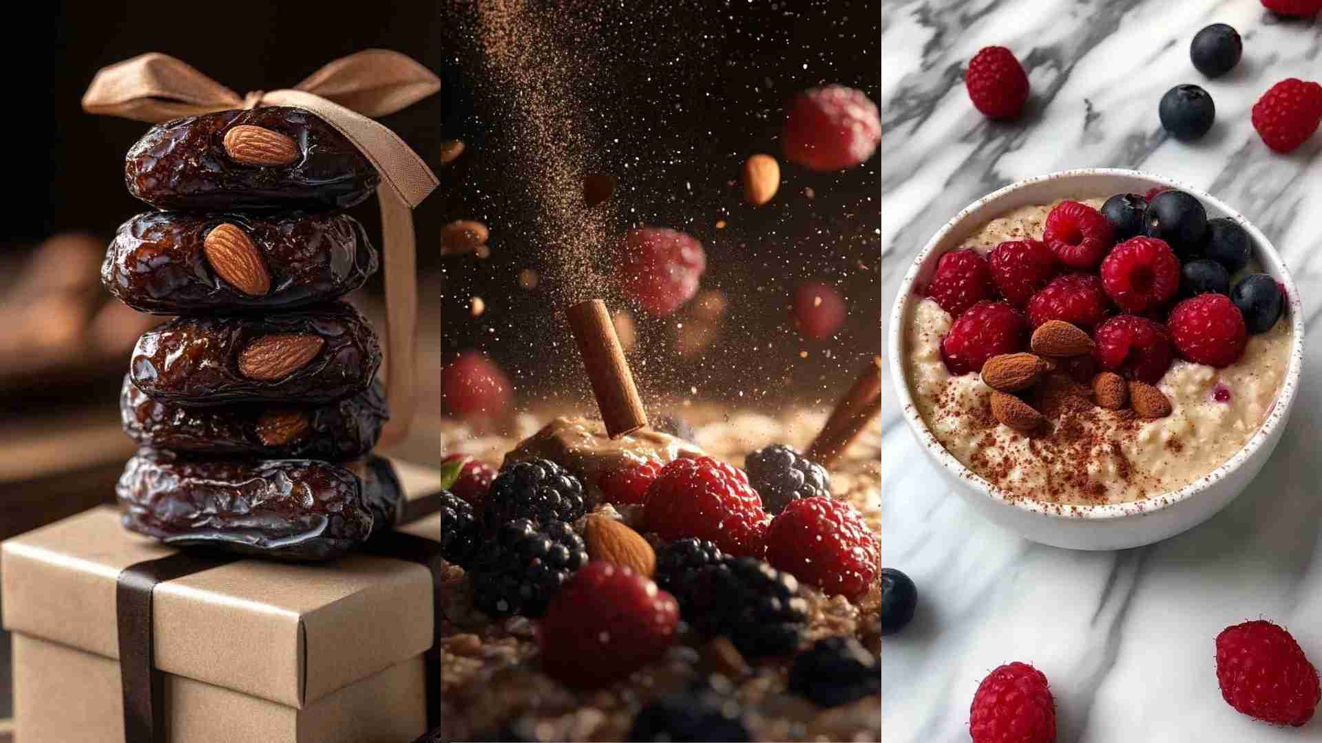 Post-Workout Oatmeal with Almond Butter & Berries