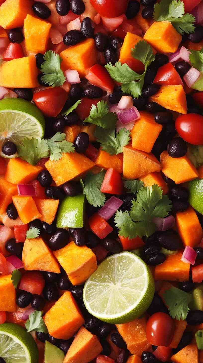 Yummy Sweet Potato and Black Bean Tacos