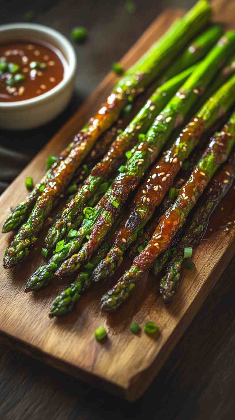 Sweet and Savory Air Fried Asparagus