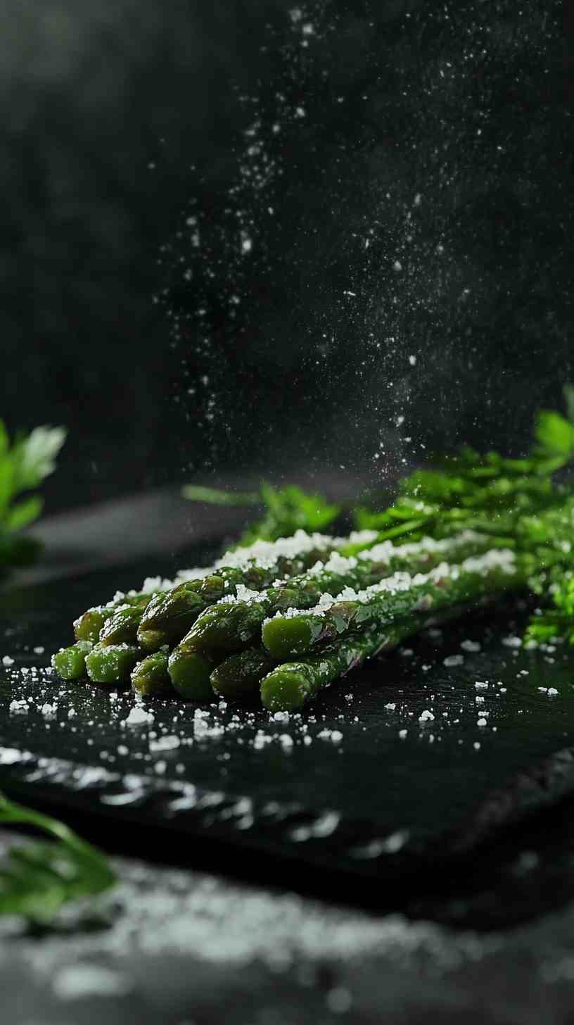 Sweet and Savory Air Fried Asparagus
