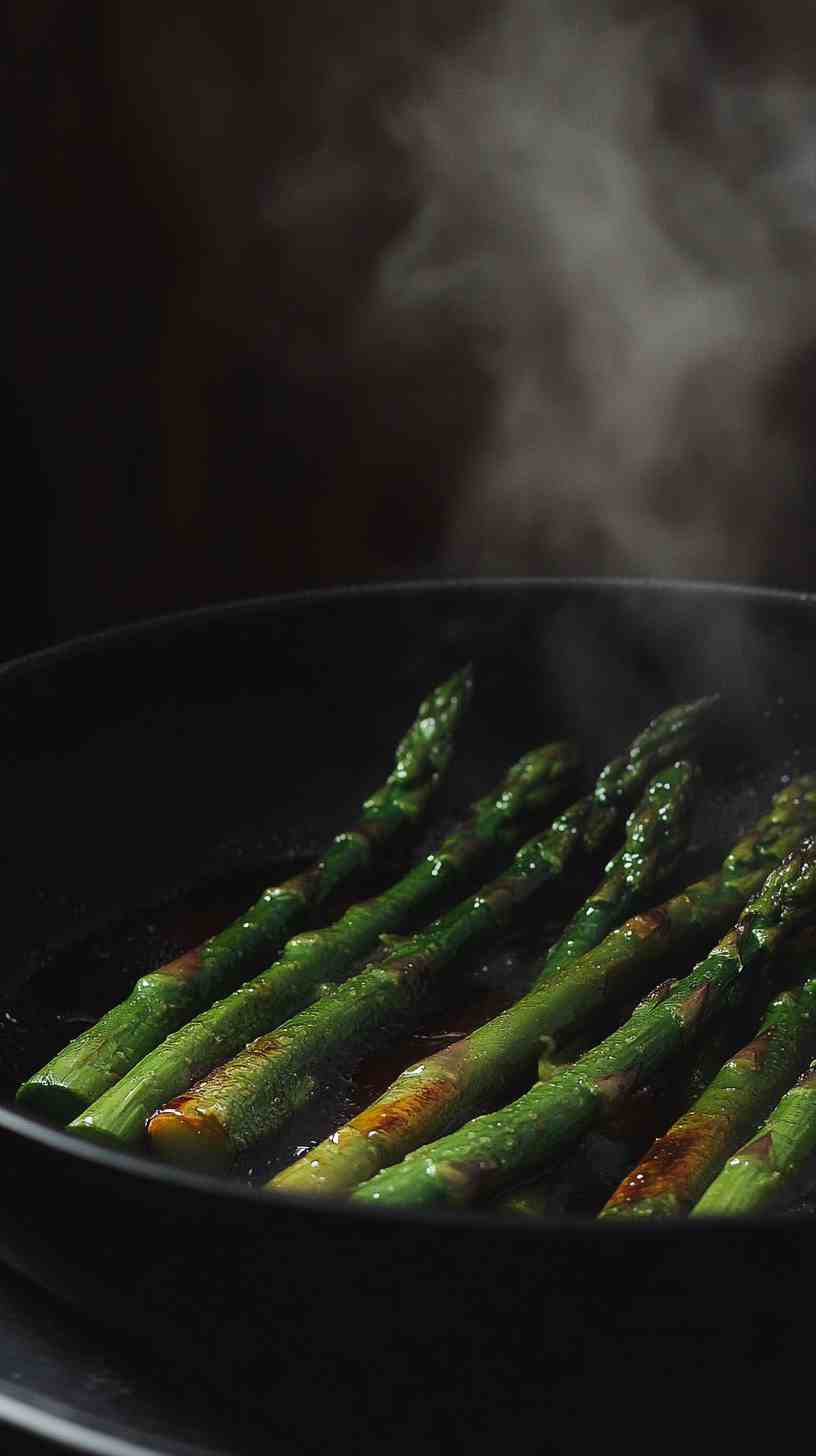 Sweet and Savory Air Fried Asparagus