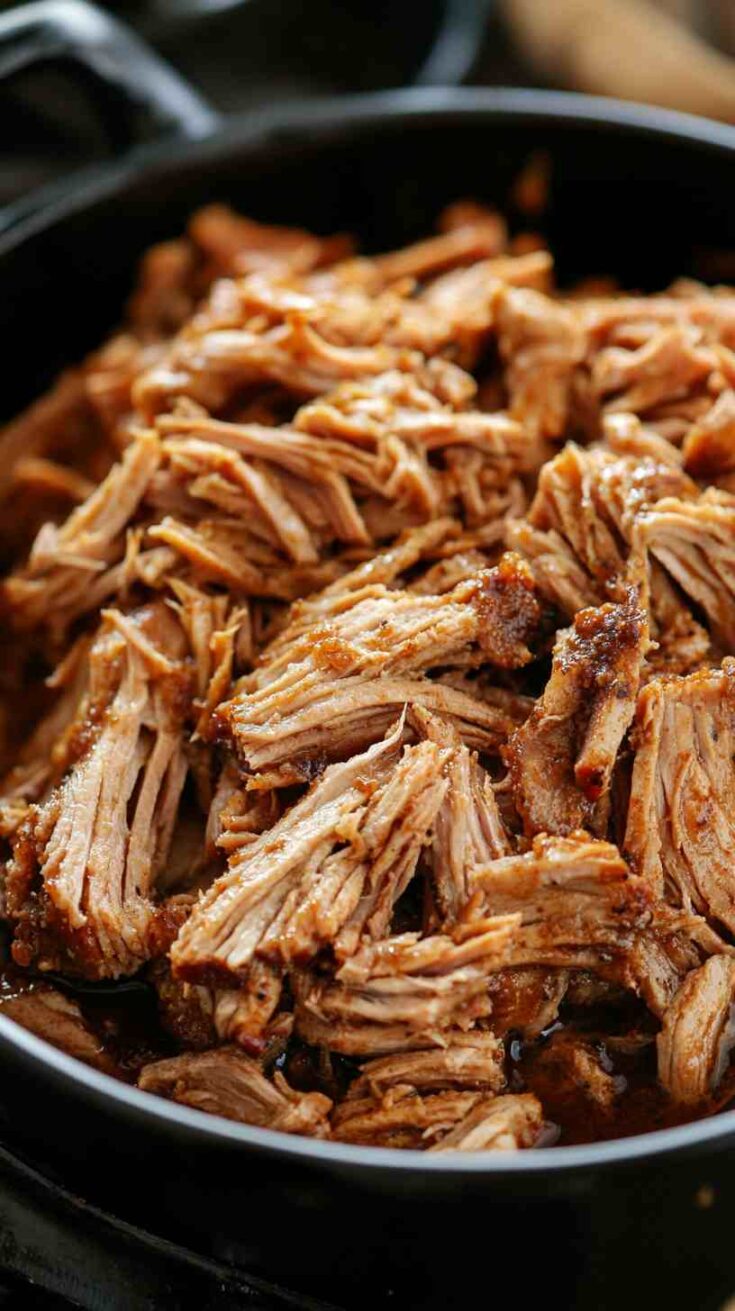 Tender Slow Cooker Pulled Pork with Homemade Seasoning