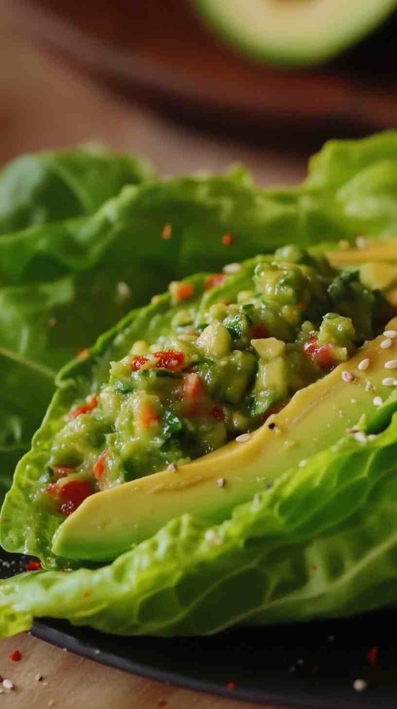 Turkey Lettuce Wraps with Avocado Salsa