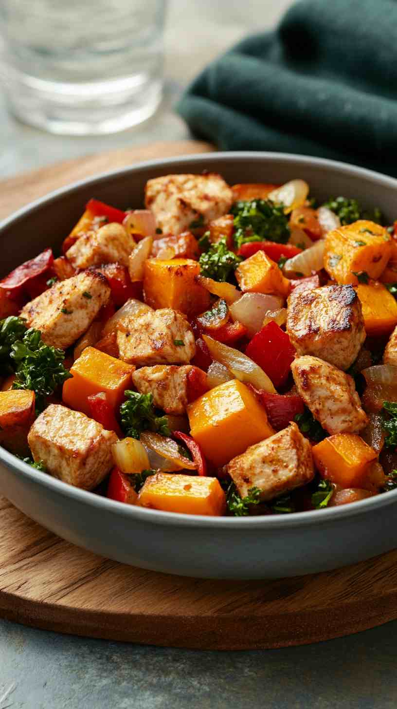 Turkey & Sweet Potato Hash Gym Meal