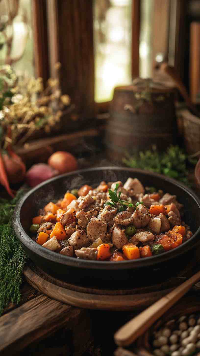 Turkey & Sweet Potato Hash Gym Meal